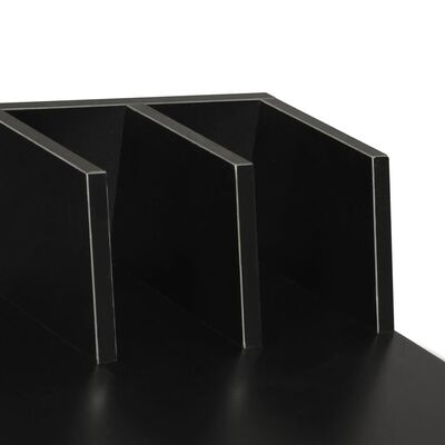 vidaXL Työpöytä musta 80x50x84 cm