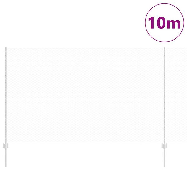 vidaXL Aita ja Tuki Hopea 1,4 x 10 m Ter&auml;s