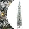vidaXL Tekojoulukuusi jalustalla Vihre&auml; 300 cm PVC, ter&auml;s ja muovi