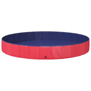 vidaXL Lasten uima-allas &Oslash;300 x 38 cm Py&ouml;re&auml; Lapsi:lle Punainen:lle