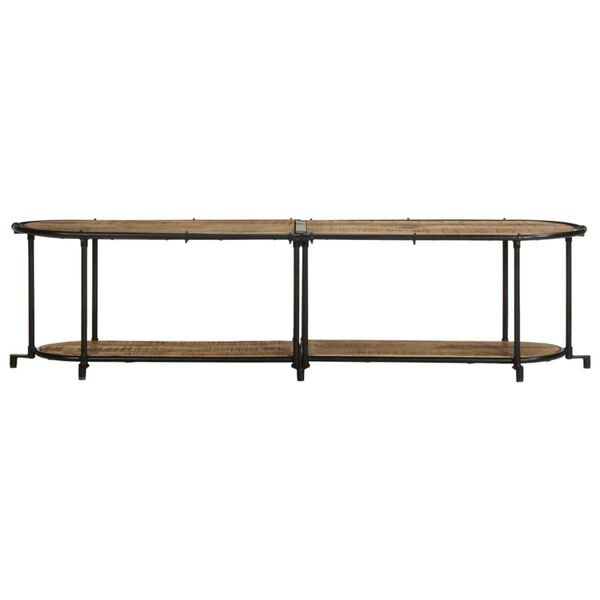 vidaXL TV-kaappi 160x42x40 cm massiivipuuta karkea mango