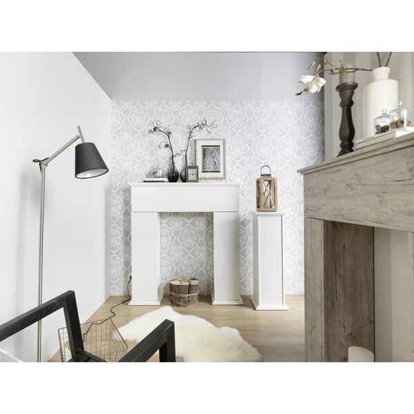 FMD Koristep&ouml;yt&auml; ovella 88,5 cm valkoinen