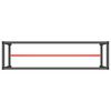 vidaXL Ty&ouml;penkin runko mattamusta ja -punainen 210x50x79 cm metalli