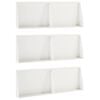 vidaXL Pato 6 kpl 60 x 12 x 50 cm Ter&auml;s valkoinen