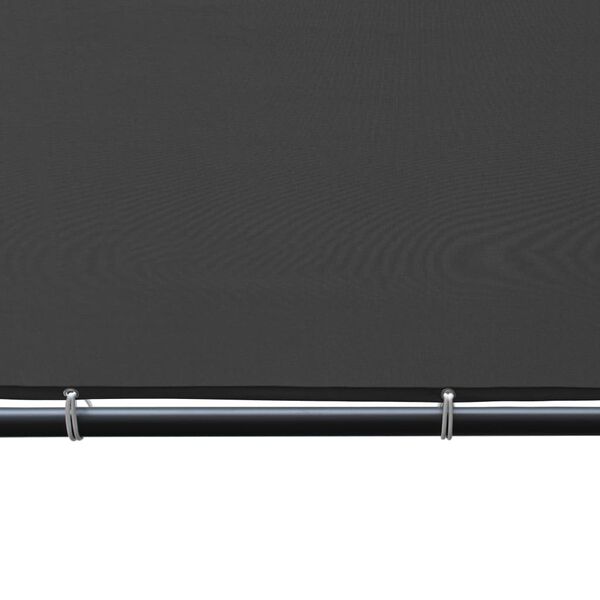 vidaXL Huvimaja tasakatolla 400x400x270 cm antrasiitti 180 g/m²