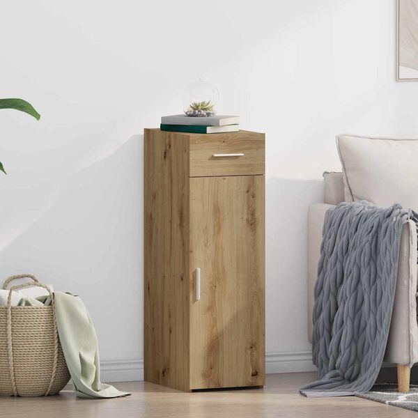 vidaXL Sivup&ouml;yt&auml; laatikon kanssa Artisan tammi 30 x 42,5 x 93 cm