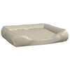 vidaXL Koiran peti beige 80x68x23 cm keinonahka