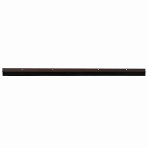 vidaXL Kierteellinen oven harjasulku 2 kpl Ruskea 100 cm Alumiiniseos