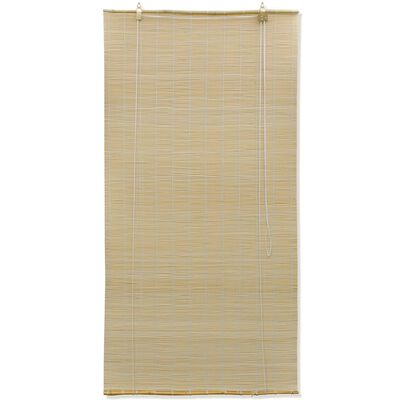 vidaXL Luonnolliset bambu rullaverhot 140 x 160 cm
