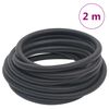 vidaXL Paineilmaletku musta 0,6" 2 m kumi ja PVC