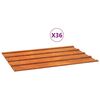 vidaXL Kattopaneelit 36 kpl ruoste 60x44 cm Corten ter&auml;s