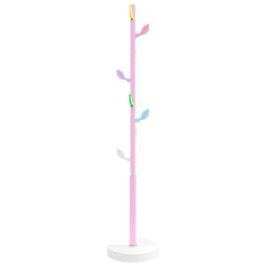 vidaXL Naulakko pinkki 172 cm jauhemaalattu rauta