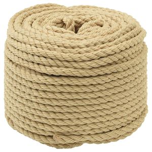 vidaXL Venelanka 8 mm 250 m Luonnollinen