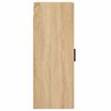 vidaXL Seinäkiinnitettävä kaappi Sonoma-tammi 34,5x34x90 cm