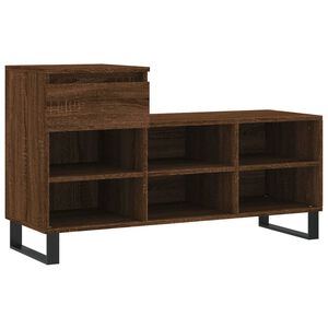 vidaXL Kenk&auml;kaappi ruskea tammi 102x36x60 cm tekninen puu