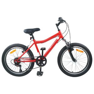 vidaXL Lastenpy&ouml;r&auml; 20 Tuumaa 6-Speed 6-11-vuotiaille Punainen