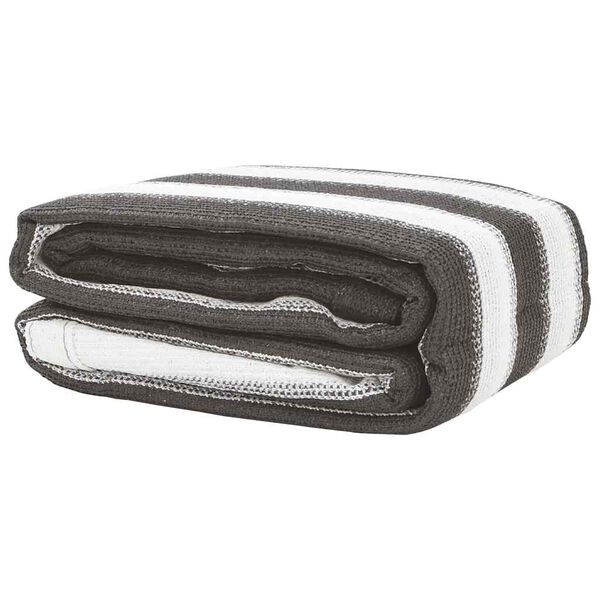 vidaXL Telttamatto 200x200 cm antrasiitti ja valkoinen