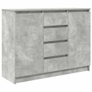 vidaXL Senkki laatikoilla betoninharmaa 100,5x35x76 cm tekninen puu