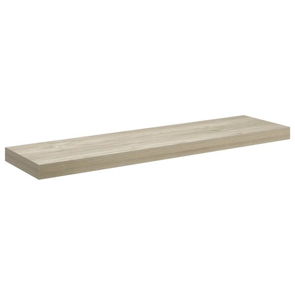 vidaXL Kelluva sein&auml;hylly tammi 90x23,5x3,8 cm MDF
