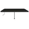 vidaXL Vapaasti seisova sis&auml;&auml;nkelattava markiisi 500x350cm antrasiitti