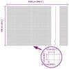 vidaXL Aitalatu Vihre&auml; 25 x 1 m (12 x 12 mm verkko) Ter&auml;s