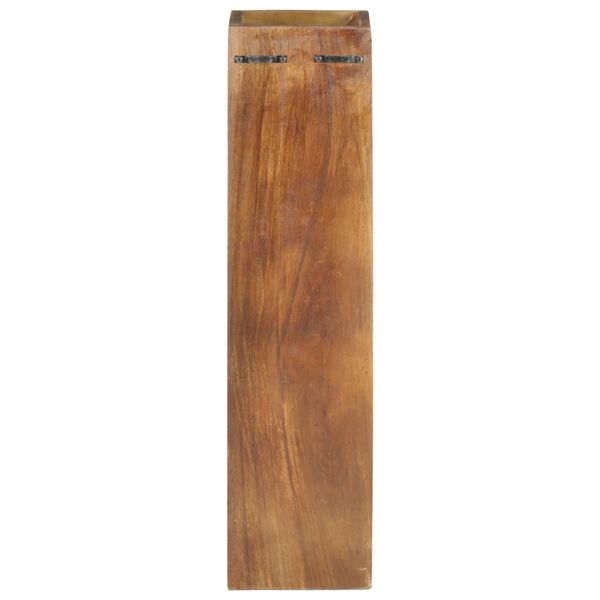 vidaXL Viinipulloteline 5 pullolle kierrätetty täyspuu