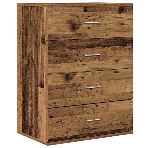 vidaXL Sivup&ouml;yt&auml; Vanha puu 60 x 39 x 80 cm Tekninen puu