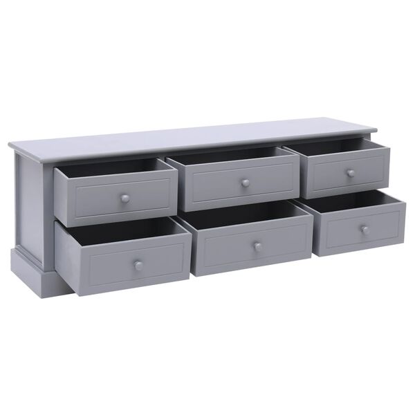 vidaXL Eteisen penkki tummanharmaa 115x30x40 cm puu