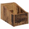 vidaXL LP-levykotelo Vanha puu 18 x 32 x 18 cm Tekninen puu