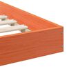 vidaXL Sängyn runko Vaha ruskea 90 x 210 cm Massiivinen mänty