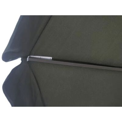 vidaXL Aurinkovarjo alumiini Vihreä 500 cm