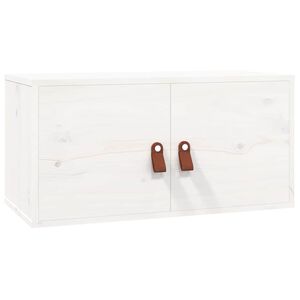 vidaXL Sein&auml;kaappi valkoinen 60x30x30 cm t&auml;ysi m&auml;nty