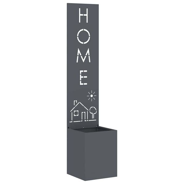 vidaXL Puutarhan yksityisyyden verho Antrasiitti 32 x 140 cm