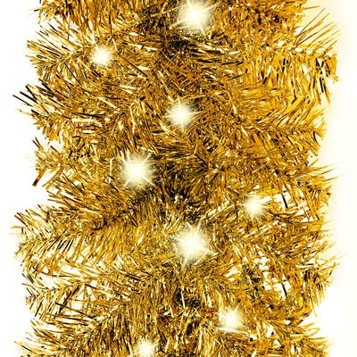 vidaXL Jouluköynnös LED-valoilla 5 m kulta