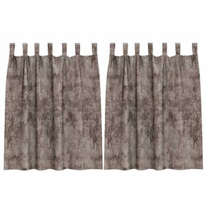 vidaXL Samettiverhot 2 kpl Cappuccino 140 x 140 cm Sametti