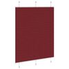 vidaXL laskostettu blind Bordeaux Red 105x100 cm Kankaan leveys