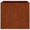 vidaXL Kukkalaatikot 2 kpl 42x40x39 cm Corten ter&auml;s