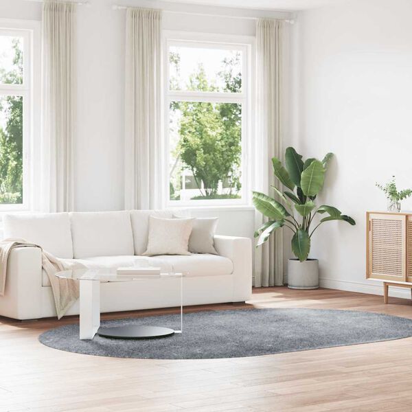 vidaXL Pörrömatto korkeanukkainen NAVARRA vaaleanharmaa 300x200 cm