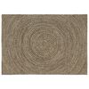 vidaXL Alue matot Luonnollinen ja musta 120 x 170 cm Juutti