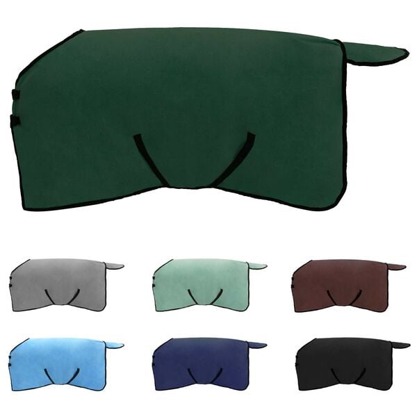 vidaXL Hevospeitto T&auml;ysi tumma vihre&auml; Polyesteri