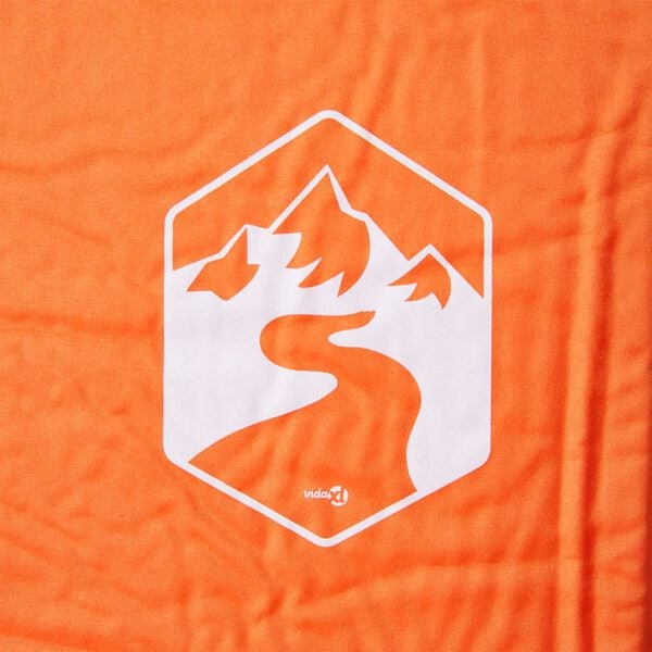 vidaXL Itsetäyttyvä retkeilypatja tyynyllä 1 hengelle oranssi