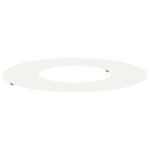 vidaXL sopiva Litte&auml;lle puu rengalle Valkoinen &Oslash;30/60 cm Ter&auml;s
