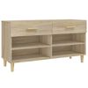 vidaXL Kenk&auml;kaappi Sonoma-tammi 102x35x55 cm tekninen puu