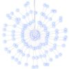 vidaXL Starburst jouluvalot 140 LED-valoa 8 kpl kylmä valkoinen 17 cm