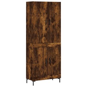 vidaXL Kaappi savutammi 69,5x34x180 cm tekninen puu