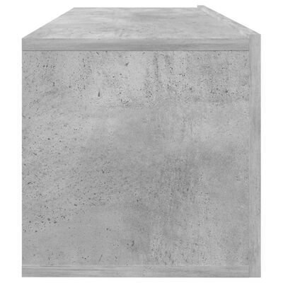 vidaXL TV-taso betoninharmaa 100x30x30 cm lastulevy