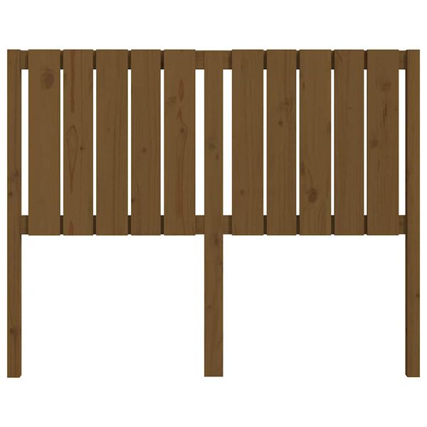 vidaXL S&auml;ngynp&auml;&auml;ty hunajanruskea 125,5x4x100 cm t&auml;ysi m&auml;nty