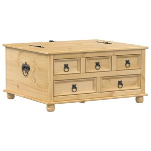 vidaXL S&auml;ilytyslaatikko Corona 90x78x45 cm t&auml;ysi m&auml;nty