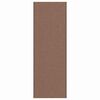 vidaXL Ovenmatto Ruskea ja musta 120 x 350 cm 100% polyamidi