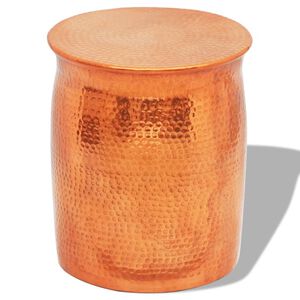 vidaXL Vasaroitu alumiininen jakkara/sivup&ouml;yt&auml; V&auml;ri: messinki/kupari